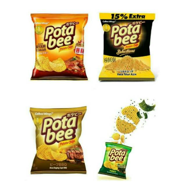 

Potabee Potato Chips BBQ & Seaweed 68g