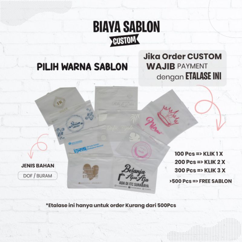 Biaya Sablon Baru