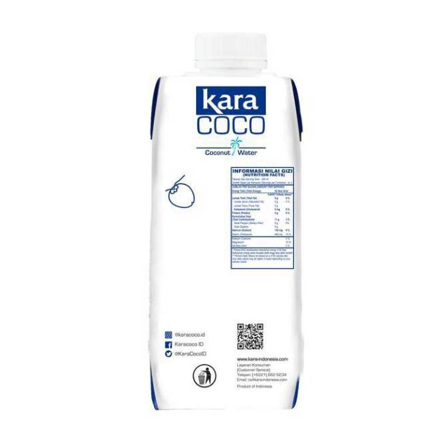 KHAS KARA Coco Air Kelapa Murni Asli (Pure Coconut Water) 330 ml - 1pc