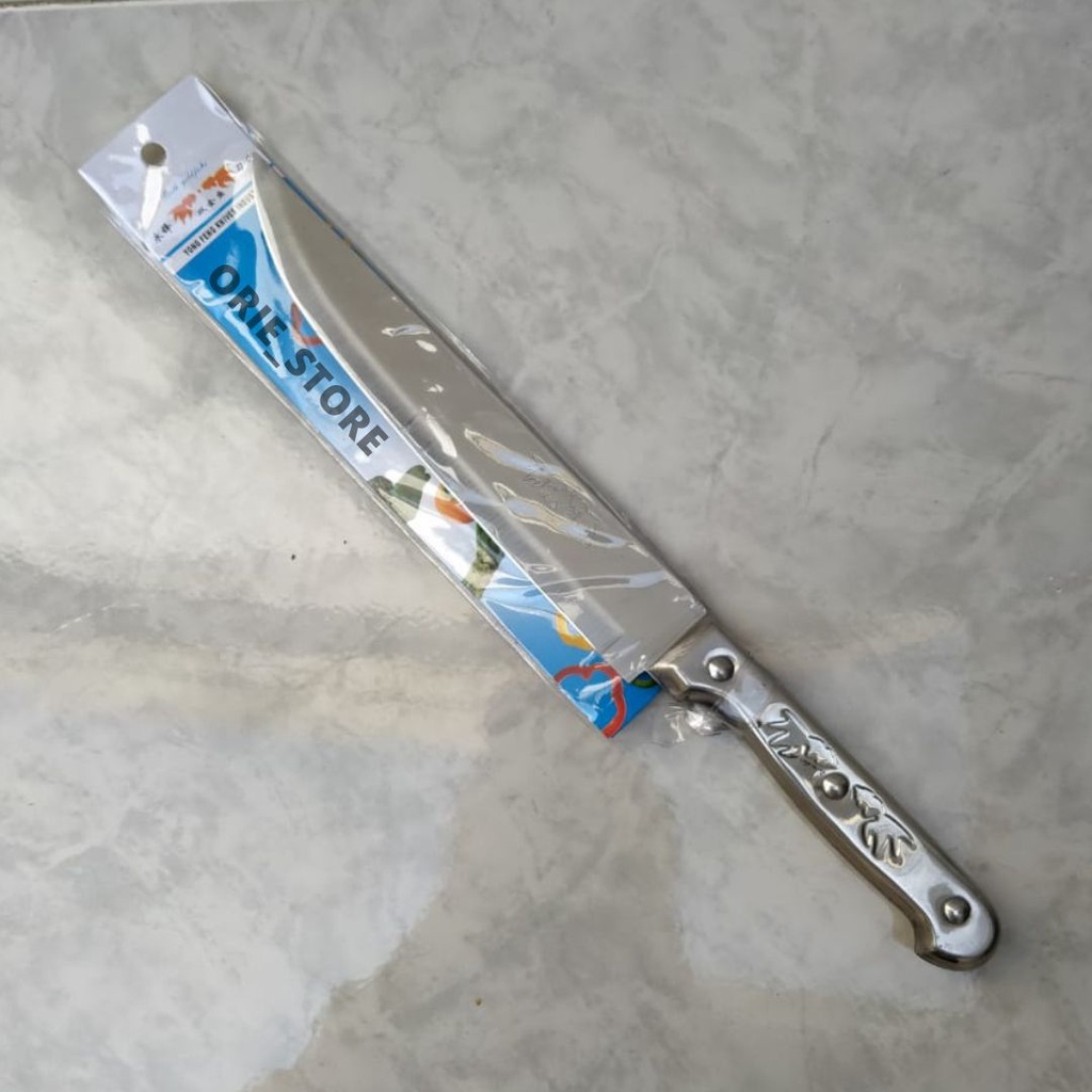 Pisau stainless both gold fish size L