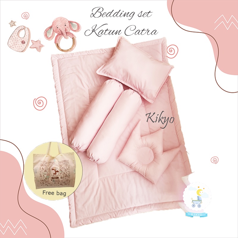 Bedding set baby soft pink/ bedding baby / baby bedding / baby blanket / bedding set bayi