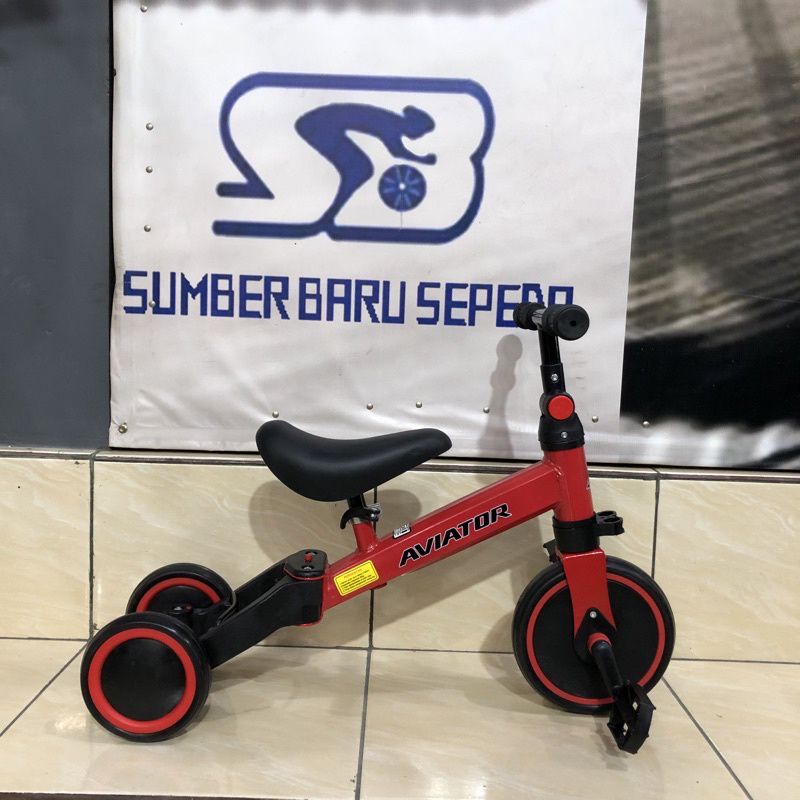 sepeda balance bike aviator AT 7905
