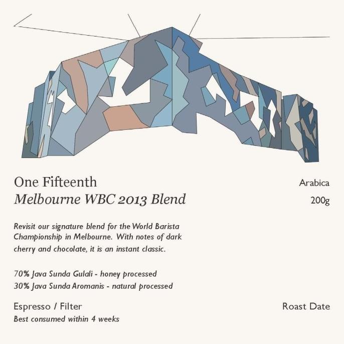 

[ COD ] WBC 2013 Blend Coffee Beans (Whole Beans) - 200gr TERUJI Kode 23
