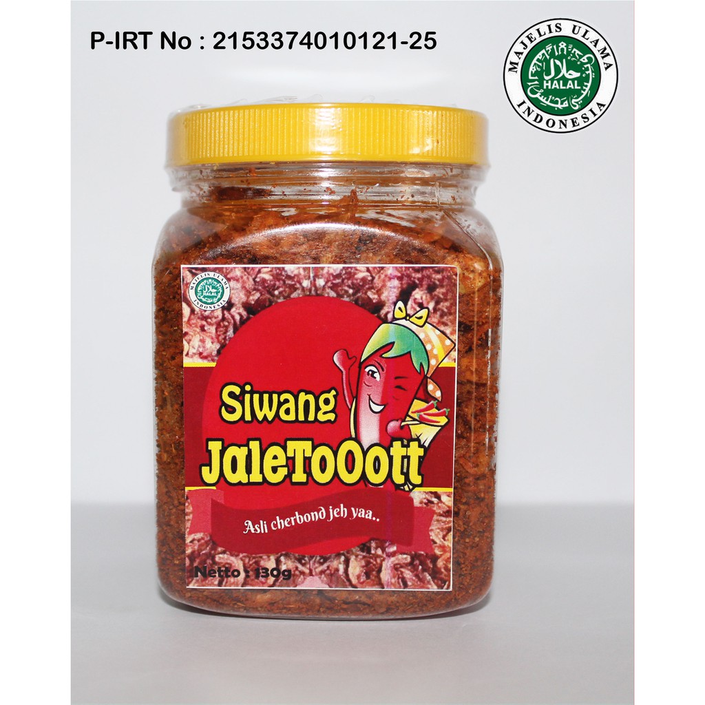 

Siwang Pedas Jaletooot | Terasi Bawang | Oleh Oleh Khas Cirebon Kemasan 170g