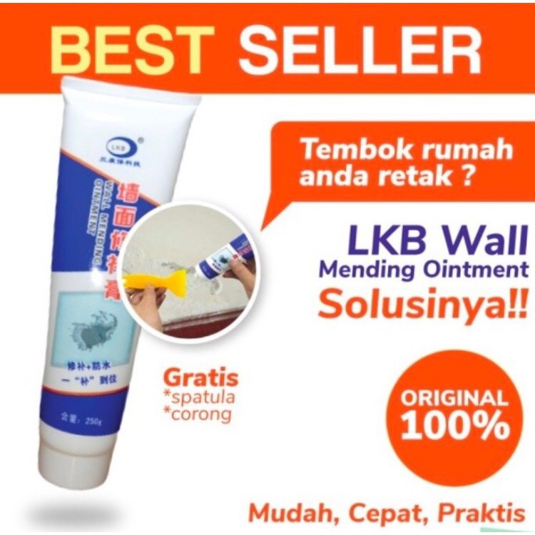 Wall repair pasta dempul instant waterproof Krim perbaikan dinding untuk anti air