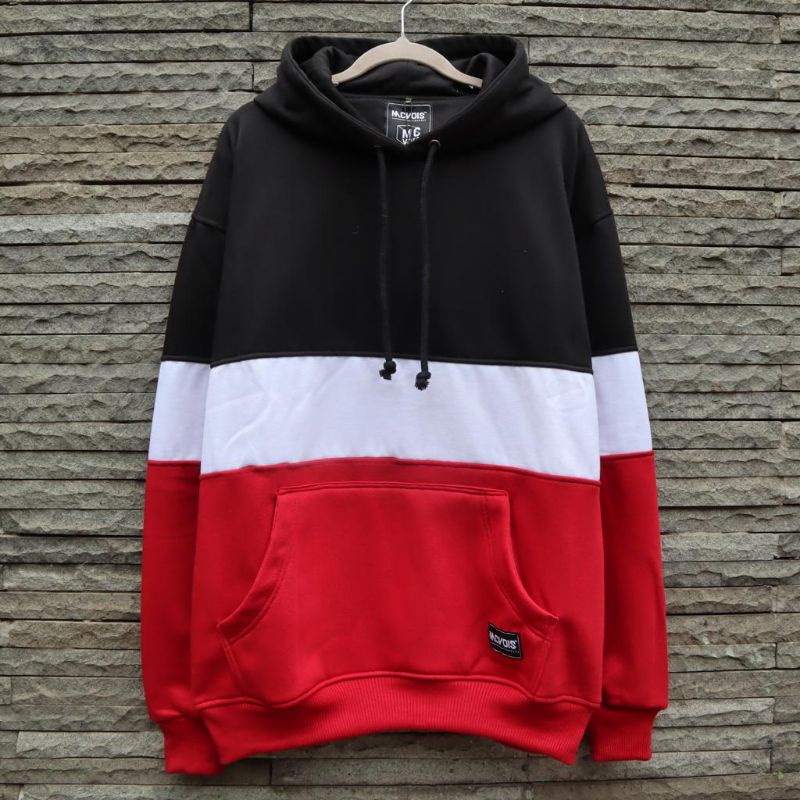 Sweater Hoodie Kombinasi Mcvs Premium Distro