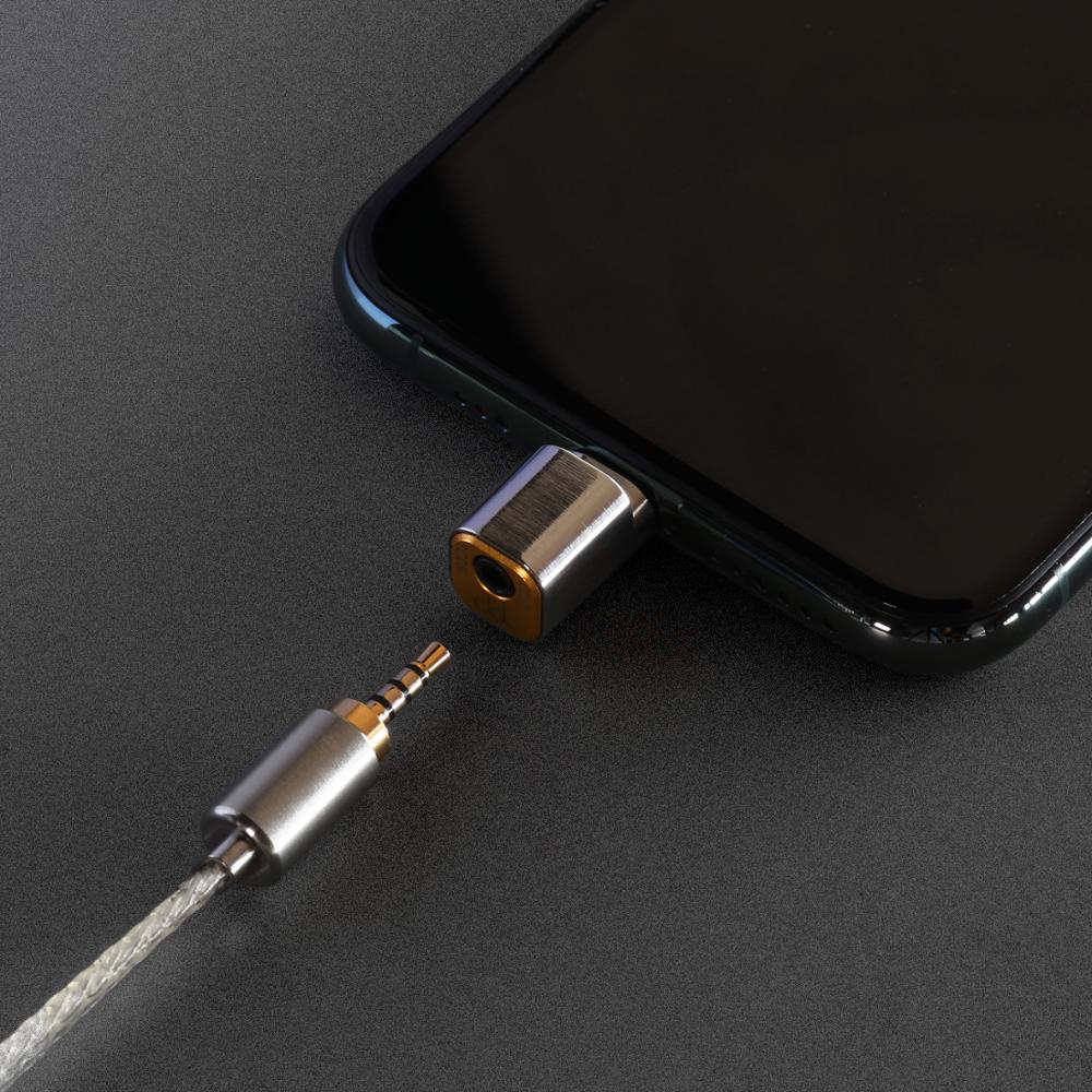 DD ddHiFi TC25i LTG to 2.5mm Jack Headphone Adapter Enables Your iOS Device to Output with 2.5mm Terminated IEM &amp; Earphones