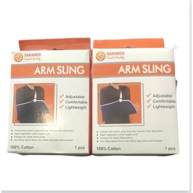 Arm Sling / Penyangga Tangan (Lengan/Siku) / Arm Sling Penyangga Lengan Patah Tulang Tangan / SAKAMED ARM SLING