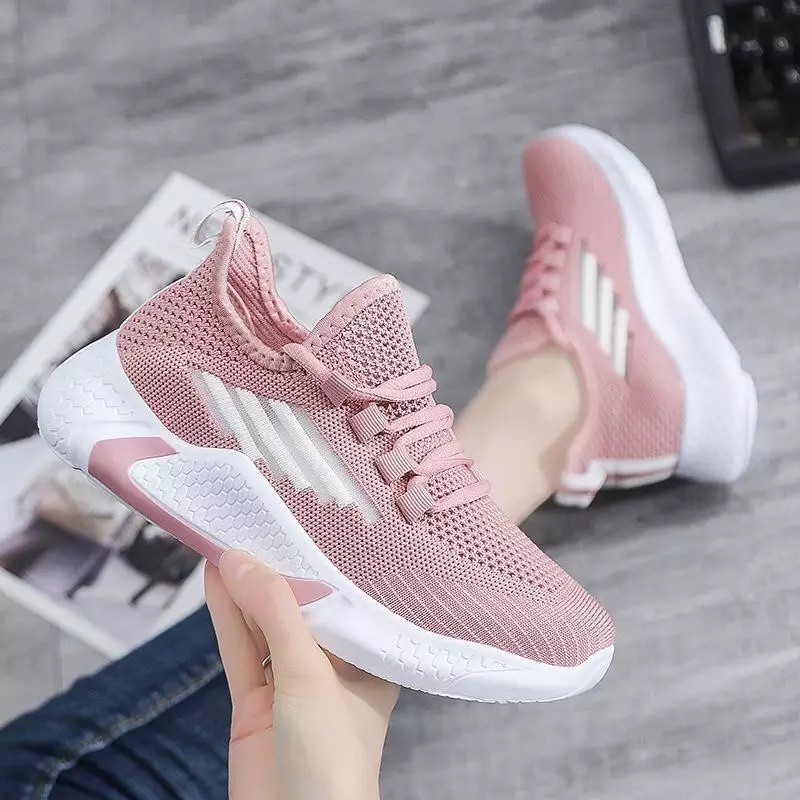 Sepatu Sneakers Wanita Outdoor Spatu Sneaker Pink GS41