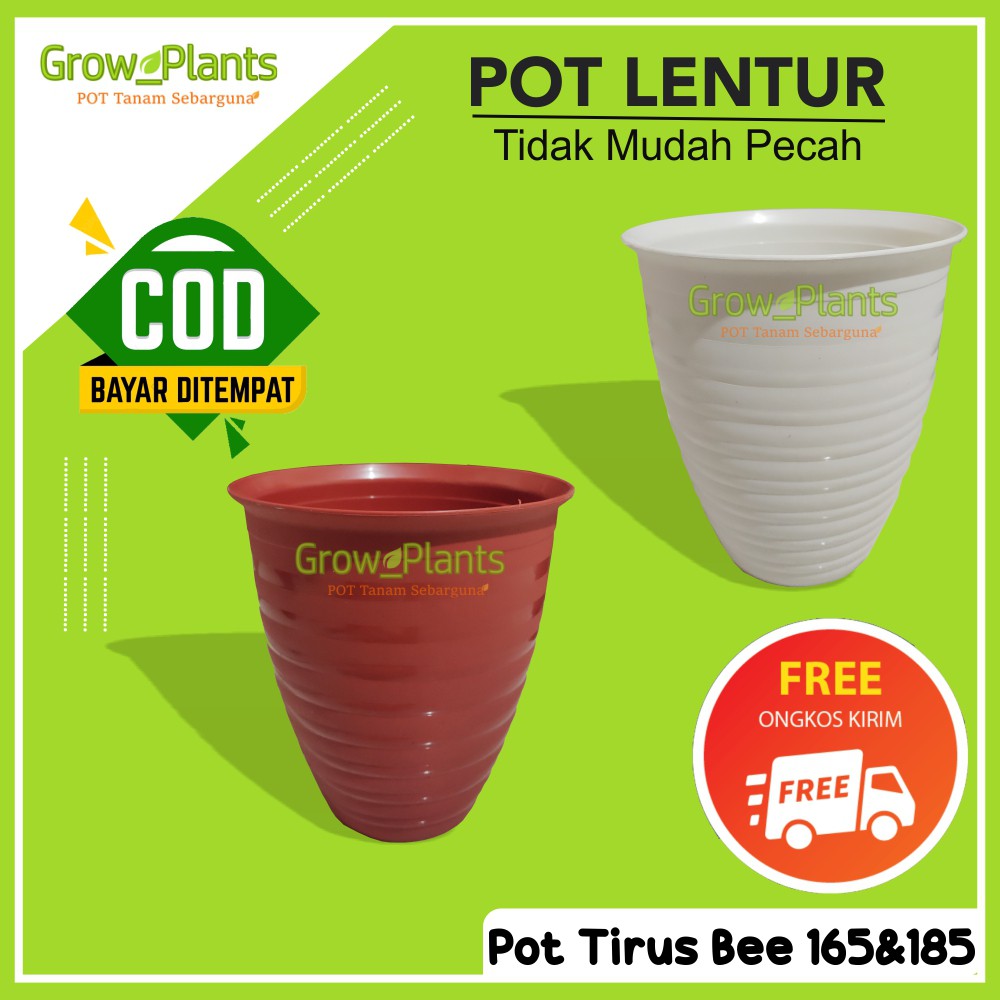 Pot Bunga Murah Pot Taiwon BEE Tirus 185 165 Pot Bunga Pot Bunga Plastik Pot Tanaman  Pot Tanaman Ai