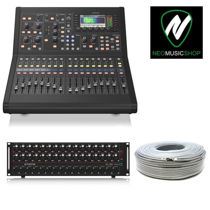 PAKET MIDAS M32R LIVE DL32 CABLE CAT6E 75MTR ORIGINAL