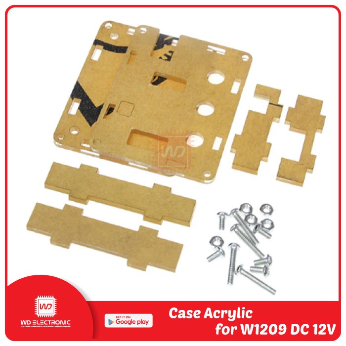 Case for W1209 DC 12V Thermostat Acrylic W1209