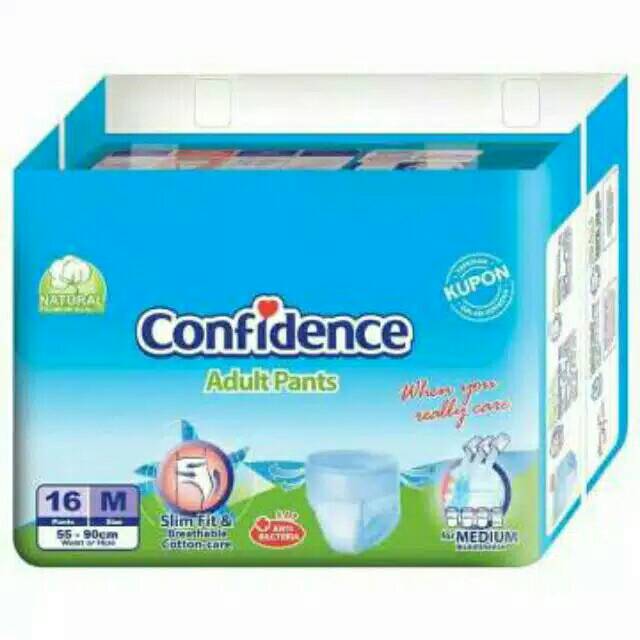 Confidence Adult Pants Pampers Popok Celana Confidence M16 L16 XL16 POPOK DEWASA CELANA