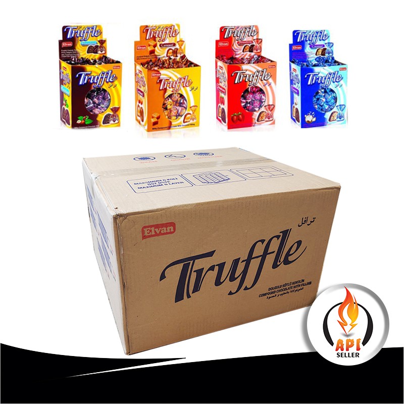 ELVAN TRUFFLE CHOCOLATE 1.8Kg KEMASAN KOTAK PER CARTON