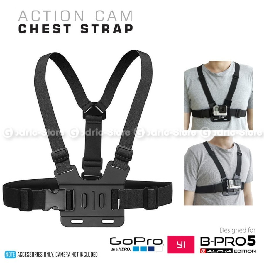 Chest Strap / Body Mounting Dada for Action Cam, GoPro, Xiaomi Yi, Brica B-PRO, SJCAM, etc