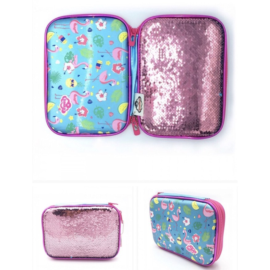 

Sanwa Reverse Sequin Hardtop Pencil Case / Kotak Pensil Reverse Sequin