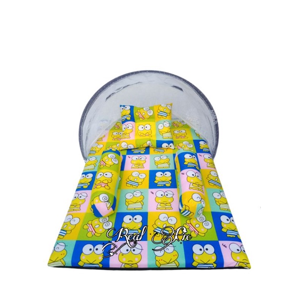 PROMO!!! Kasur bayi kelambu set bantal dan guling anti peyang