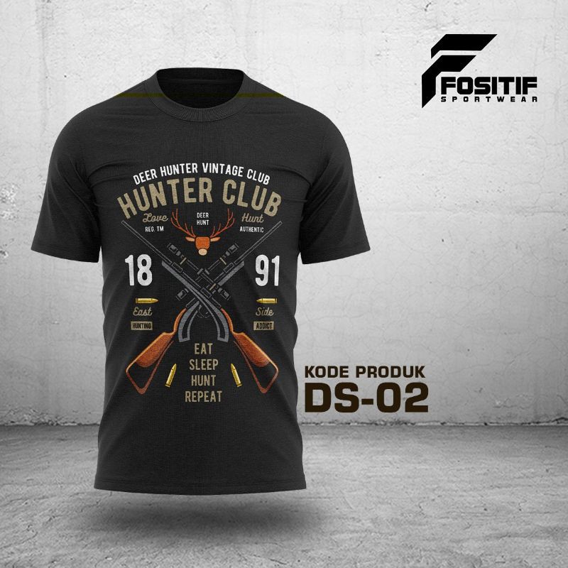 kaos hunter club Ds 02