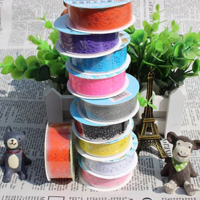 

TERLARIS!! Selotip Plastik Renda