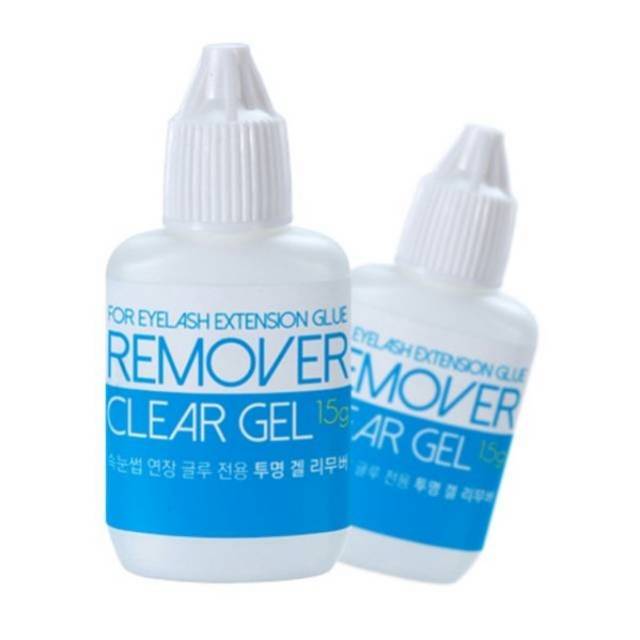 remover pink gel untuk melepaskan eyelash extension