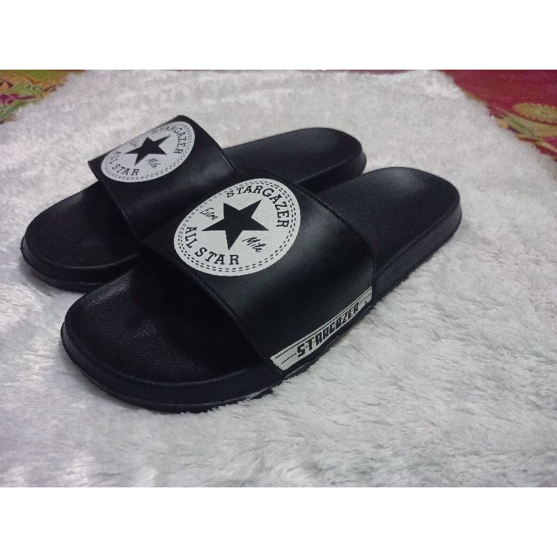 sandal slip on pria termurah anti air / sandal slide pria bintang stargazer all star