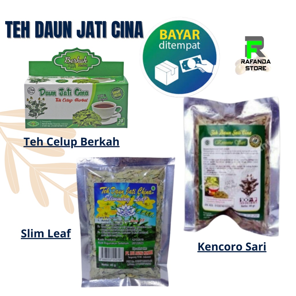 TEH DAUN JATI CINA CELUP DAN CURAH / TEH DIET PELANCAR BAB PEKANBARU