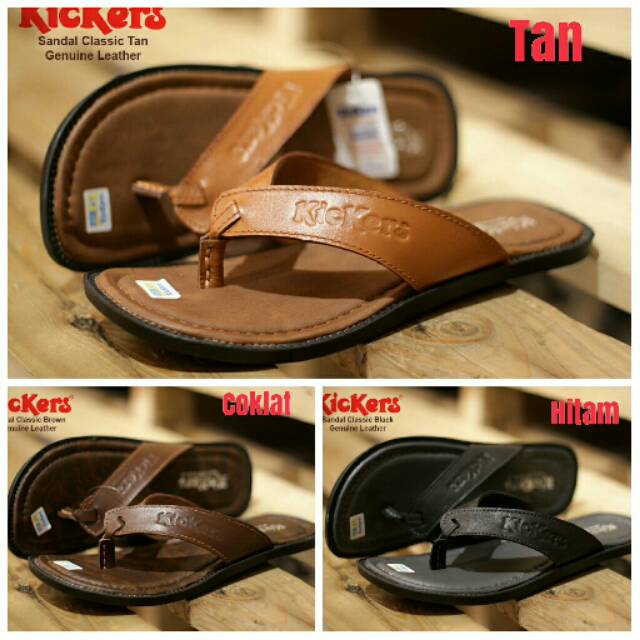 SANDAL KULIT KICKERS CLASSIC