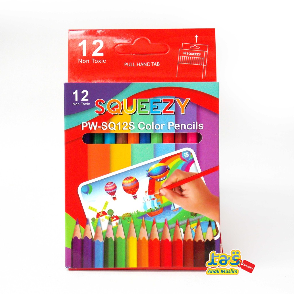 

PENSIL WARNA ANAK MURAH 12 WARNA PENDEK COLOR PENCIL