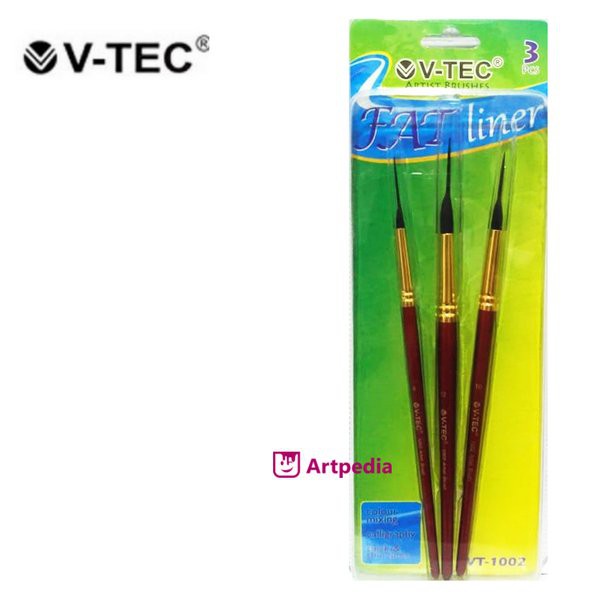 

Dijual V-Tec Fat Liner Brush Set 3 VT-1002 - Kuas Lukis Fat Liner Vtec Set Diskon