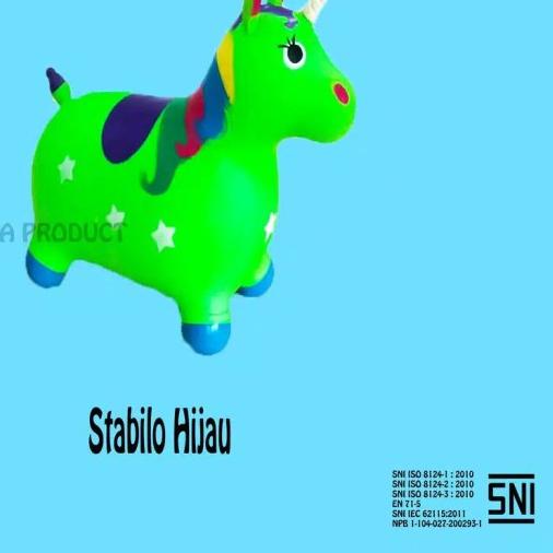 ☄ mainan anak anak Jumping Musik Unicorn / Mainan Tunggang Unicorn - pink ✿