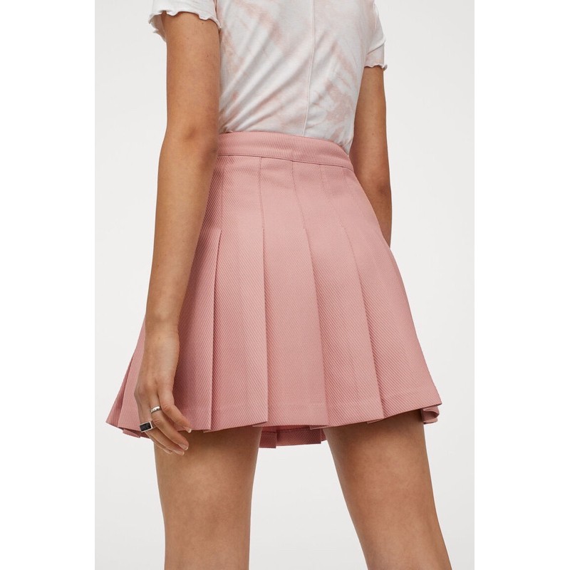 h&m pink tennis skirt