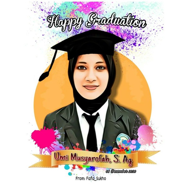 Jasa Sketch/Caricature/Gift Wisuda/Anniversary/Birthday/dll