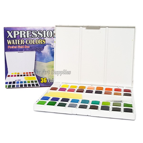 

Xpression Watercolor Pocket Field Sketch Box 36 / Cat Air Set 36