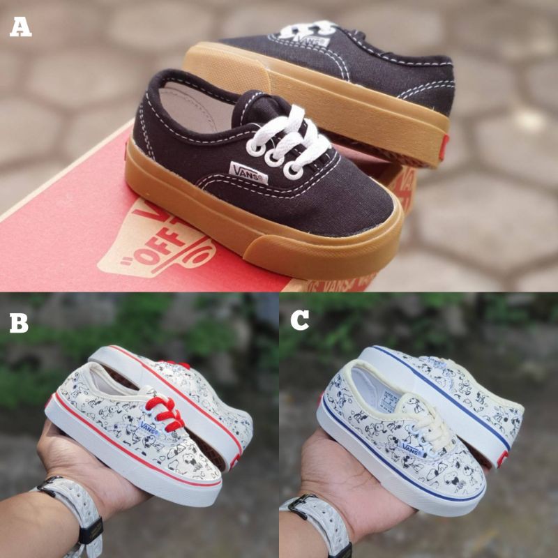 Vans authentic sepatu sneaker anak anak unisex import quality | Shopee