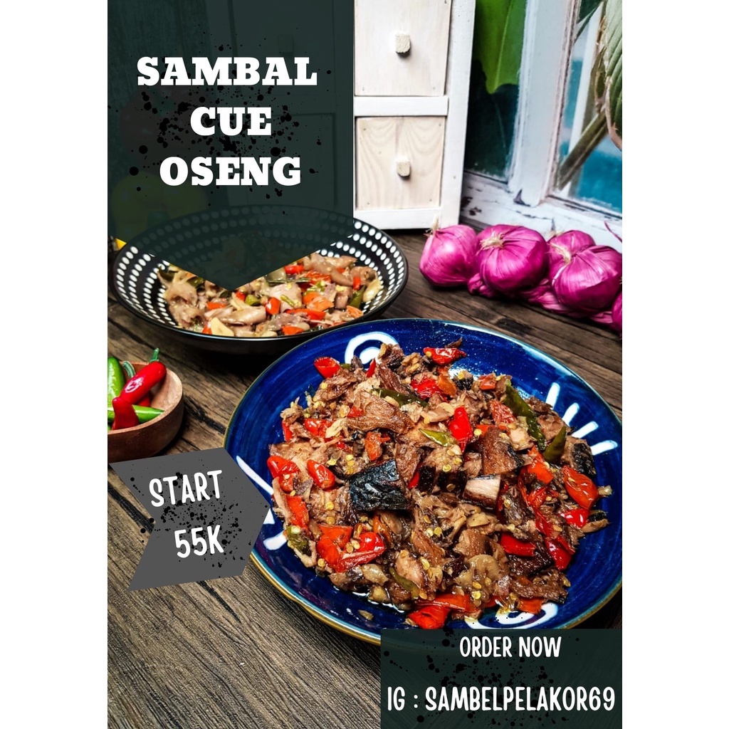 

Sambal ikan cue oseng uk 500gr/ 1/2 kg