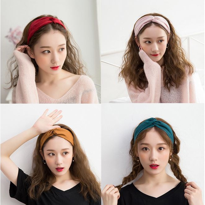 BV•BD222 Bandana Korea Style Bendo Rambut Bando Fashion Rambut Import Murah Grosir COD