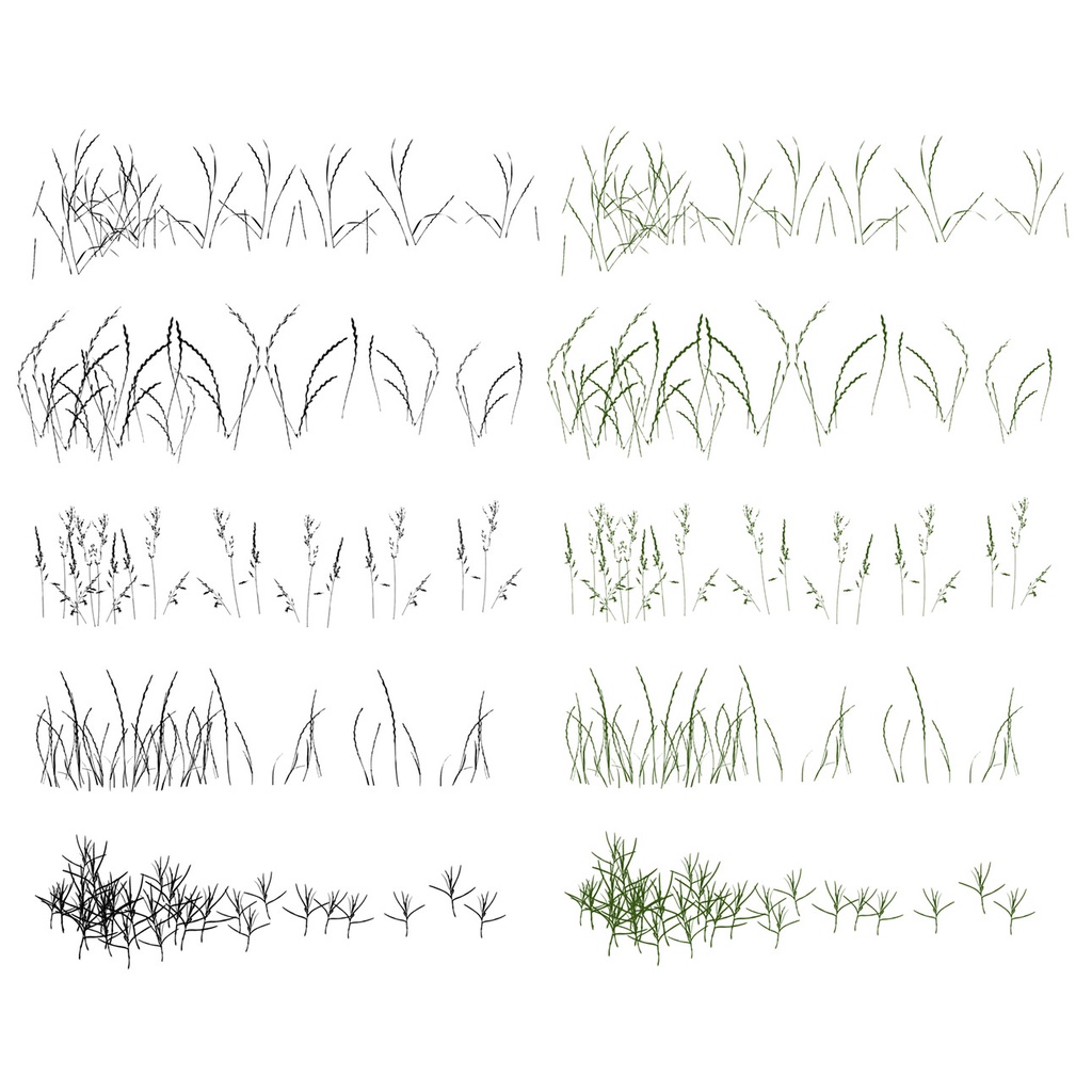 Procreate Brush - Garden Brushes Speedpaint