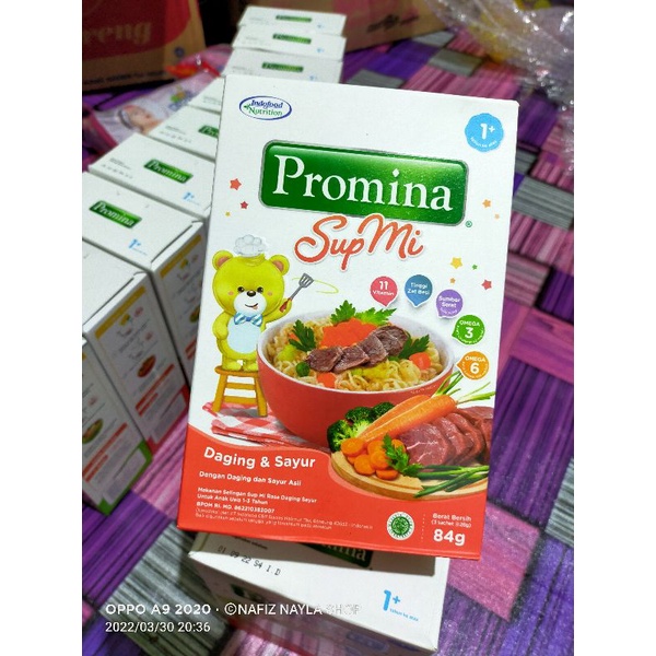 Promina Sup Mi Ayam &amp; Sayur 81g / Daging &amp; Sayur 84g