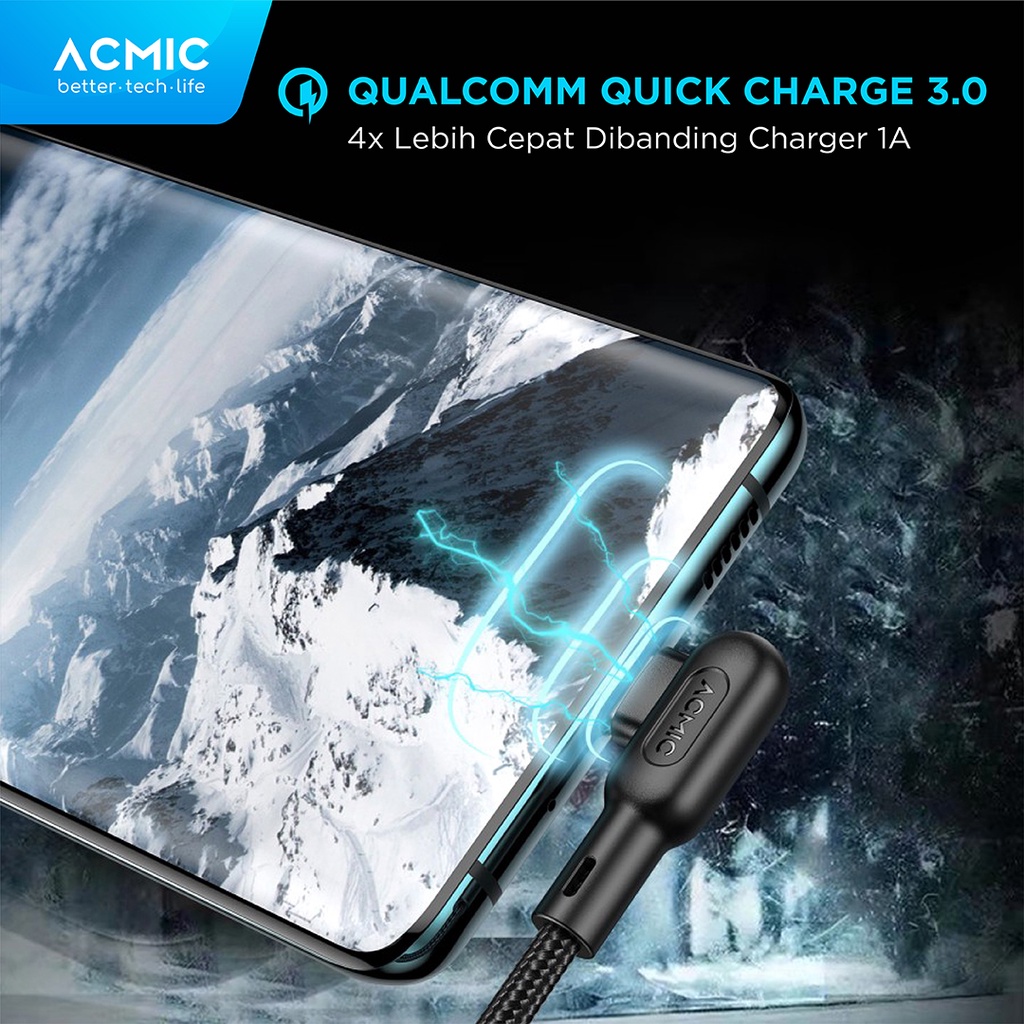 ACMIC GAMELINE L100 Kabel Gaming Fast Charging Data Charger Cable