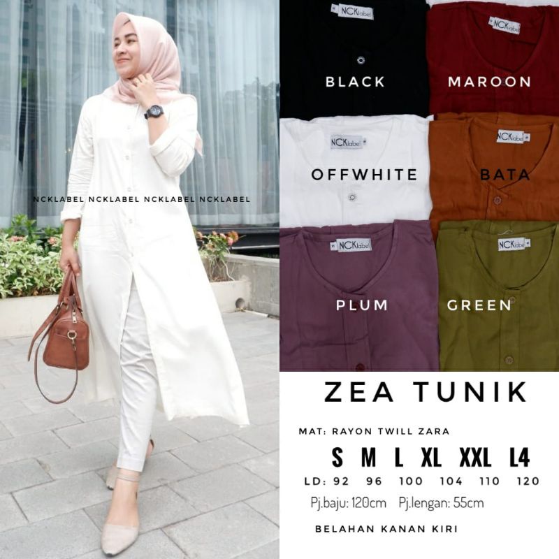 zea Tunik ORI NCK Label