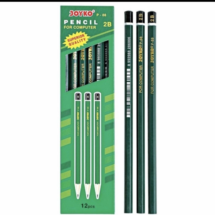 

Diskon Pensil 2B Joyko P-88 Hijau 1 Box (12Pcs) Pensil 2B Joykop-88 Hijau Limited