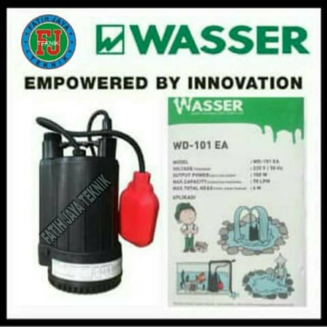 Pompa Celup Air Kolam Ikan Otomatis Wasser WD-101EA Pompa Celup Kolam Ikan
