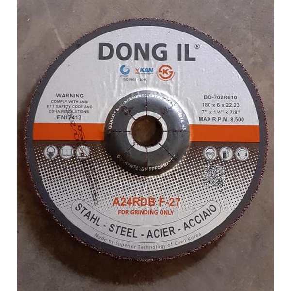 Batu Gerinda Poles DONG IL 7" x 6,0 x 22,23mm