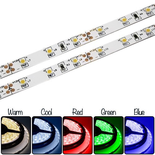 SMD LED strip 3528 atau 2835 IP44 outdoor 12v Ledstrip waterproof