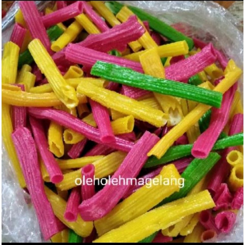 

KRUPUK USUS PELANGI RENYAH GURIH KHAS JAWA 1KG