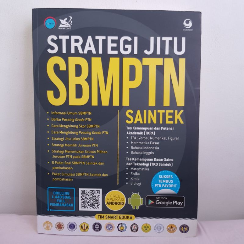 PRELOVED Buku Strategi Jitu SBMPTN Saintek