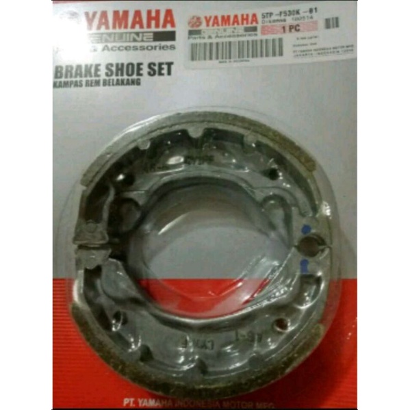 Kampas rem belakang Jupiter z force 1