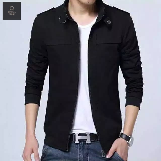TERBARU jaket katun pria elegant / jaket casual katun pria terlaris