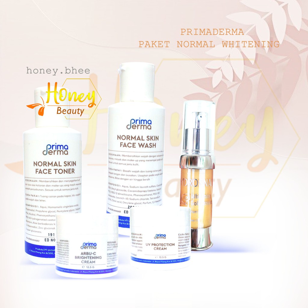 PRIMADERMA PAKET NORMAL WHITENING BPOM aman