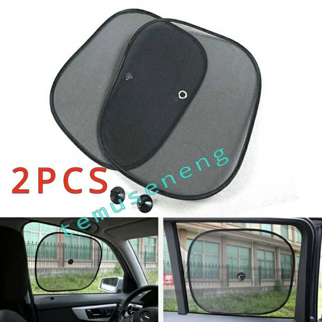 2Pcs Pelindung Penutup Kaca Mobil Pintu Samping Anti Panas Silau Penahan Matahari Sun Shade Xpander